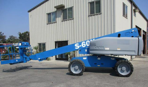 2013 GENIE S60X TELESCOPIC STRAIGHT BOOM LIFT AERIAL LIFT 60' REACH DUAL FUEL 4WD 3388 HOURS STOCK # BF9325169-PAB - United Lift Used & New Forklift Telehandler Scissor Lift Boomlift