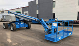 2014 GENIE S65 TELESCOPIC STRAIGHT BOOM LIFT AERIAL LIFT WITH JIB ARM 65' REACH DIESEL 4WD 1899 HOURS STOCK # BF9509749-NLEQ - United Lift Equipment LLC