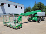 2013 GENIE S65 TELESCOPIC STRAIGHT BOOM LIFT AERIAL LIFT WITH JIB ARM 65' REACH DIESEL 4WD 4104 HOURS STOCK # BF9499819-RIL - United Lift Equipment LLC
