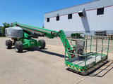 2013 GENIE S65 TELESCOPIC STRAIGHT BOOM LIFT AERIAL LIFT WITH JIB ARM 65' REACH DIESEL 4WD 4104 HOURS STOCK # BF9499819-RIL - United Lift Equipment LLC