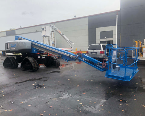 2016 GENIE S65 TRAX TELESCOPIC STRAIGHT BOOM LIFT AERIAL LIFT WITH JIB ARM 65' REACH DIESEL 4WD 2203 HOURS STOCK # BF9968749-NLEQ - United Lift Equipment LLC