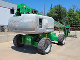 2013 GENIE S65 TELESCOPIC STRAIGHT BOOM LIFT AERIAL LIFT WITH JIB ARM 65' REACH DIESEL 4WD 4104 HOURS STOCK # BF9499819-RIL - United Lift Equipment LLC
