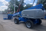 2012 GENIE S65 TELESCOPIC BOOM LIFT AERIAL LIFT STRAIGHT WITH JIB ARM 65' REACH DIESEL 3860 HOURS STOCK # BF9498719-NLEQ - United Lift Equipment LLC