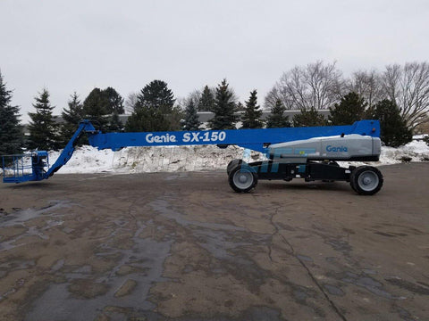 2017 GENIE SX150 750 LBS DIESEL 150' PNEUMATIC TELESCOPIC BOOM LIFT 982 HOURS STK# BF91982259-AWPWI - United Lift Used & New Forklift Telehandler Scissor Lift Boomlift