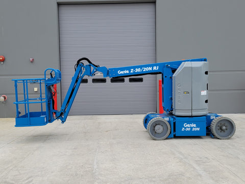 2016 GENIE Z30/20NRJ ARTICULATING BOOM LIFT AERIAL LIFT WITH ROTATING JIB ARM 30' REACH ELECTRIC 6 HOURS STOCK # BF9349159-RIL - United Lift Equipment LLC