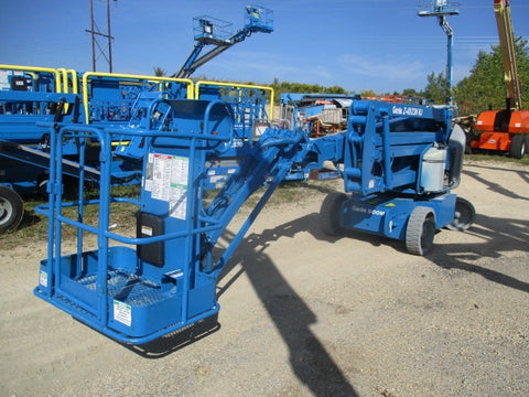 2008 GENIE Z40/23NRJ ARTICULATING BOOM LIFT AERIAL LIFT WITH JIB ARM 40' REACH ELECTRIC 1243 HOURS STOCK # BF9169529-WIB - United Lift Used & New Forklift Telehandler Scissor Lift Boomlift