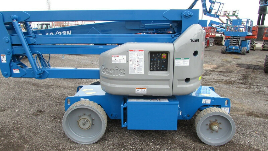 2011 GENIE Z40/23NRJ ARTICULATING BOOM LIFT AERIAL LIFT WITH JIB ARM 40' REACH ELECTRIC 876