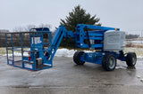 2014 GENIE Z45/25J ARTICULATING BOOM LIFT AERIAL LIFT WITH JIB ARM 45' REACH DIESEL 4WD 2154 HOURS STOCK # BF9355519-WIB - United Lift Equipment LLC