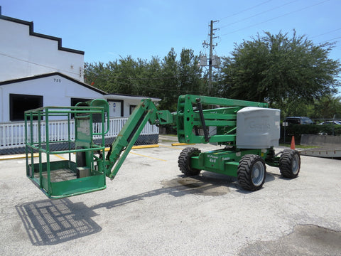 2013 GENIE Z45/25J ARTICULATING BOOM LIFT AERIAL LIFT WITH JIB ARM 45' REACH DIESEL 4WD 2313 HOURS STOCK # BF9346119-BEFL - United Lift Equipment LLC