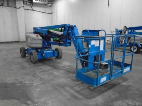 2011 GENIE Z45/25JDC ARTICULATING BOOM LIFT AERIAL LIFT WITH JIB ARM 45' REACH 48 VOLT ELECTRIC 860 HOURS STOCK # BF9174539-WIBTN - United Lift Used & New Forklift Telehandler Scissor Lift Boomlift