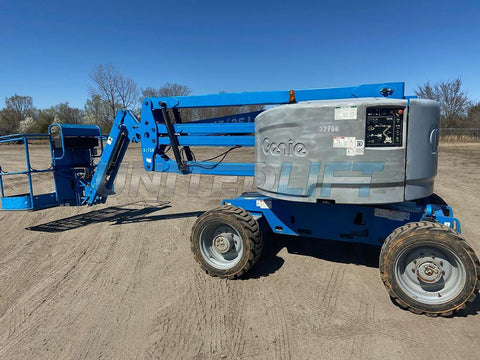 2013 GENIE Z45/25J IC ARTICULATING BOOM LIFT AERIAL LIFT WITH JIB ARM 45' REACH DIESEL 4WD 2310 HOURS STOCK # BF9258549-WIBOK - United Lift Used & New Forklift Telehandler Scissor Lift Boomlift