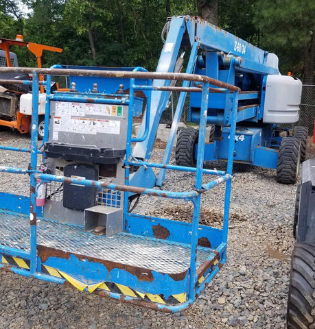 2012 GENIE Z60/34 ARTICULATING BOOM LIFT AERIAL LIFT WITH JIB ARM 60' REACH DIESEL 2873 HOURS STOCK # BF9403239-HRNC - United Lift Equipment LLC