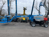 2015 GENIE Z62/40 ARTICULATING BOOM LIFT AERIAL LIFT WITH JIB ARM 62' REACH DUAL FUEL 1796 HOURS STOCK # BF9698719-PAB - United Lift Equipment LLC