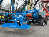 2015 GENIE Z62/40 ARTICULATING BOOM LIFT AERIAL LIFT WITH JIB ARM 62' REACH DUAL FUEL 1796 HOURS STOCK # BF9698719-PAB - United Lift Equipment LLC