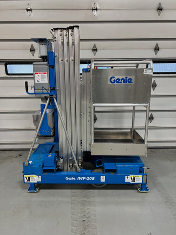 2020 GENIE IWP-20S 12 VOLT ELECTRIC PUSH AROUND SCISSOR LIFT 20' LIFT HEIGHT STOCK # BF998549-PAB - United Lift Equipment LLC