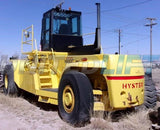1990 HYSTER H880C 88000 LB CAPACITY 2WD DIESEL FORKLIFT PNEUMATIC 204" 2 STAGE MAST SIDE SHIFTING FORK POSITIONER DUAL TIRES ENCLOSED CAB 7900 HOURS STOCK # BF91529129-LFTX - United Lift Used & New Forklift Telehandler Scissor Lift Boomlift