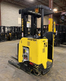 2017 HYSTER N35ZRS 3500 LB 24 VOLT ELECTRIC TURRET SWING MAST FORKLIFT CUSHION 91/203" 3 STAGE MAST SIDE SHIFTER 578 HOURS STOCK # BF9218129-ALTB - United Lift Equipment LLC