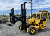 2018 SELLICK STM-55PRK4-4W-HM 107/144" 2 STAGE PANTOGRAPH MAST 5500 LB DIESEL 3 WHEEL FORKLIFT PNEUMATIC 96" MAST SIDE SHIFTER 529 HOURS STOCK # BF9329529-NCB - United Lift Equipment LLC