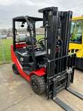 2022 HANGCHA CPYD25 5000 LB FORKLIFT LP GAS CUSHION 82/185" 3 STAGE MAST SIDE SHIFTER 206 HOURS STOCK # BF9249529-NCB - United Lift Equipment LLC