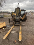 2014 CAT TL1255C 12000 LB DIESEL TELESCOPIC FORKLIFT TELEHANDLER PNEUMATIC 4WD ENCLOSED CAB 4800 HOURS STOCK # BF9891139-PHECO - United Lift Equipment LLC