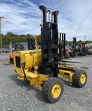 2018 SELLICK STM-55PRK4-4W-HM 107/144" 2 STAGE PANTOGRAPH MAST 5500 LB DIESEL 3 WHEEL FORKLIFT PNEUMATIC 96" MAST SIDE SHIFTER 529 HOURS STOCK # BF9329529-NCB - United Lift Equipment LLC