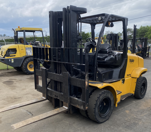 2007 YALE GDP155VX 15500 LB DIESEL FORKLIFT PNEUMATIC 102/185" 3 STAGE MAST DUAL DRIVE TIRES 9794 HOURS STOCK # BF9439549-NCB - United Lift Equipment LLC