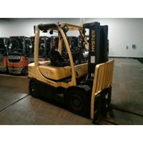 2007 HYSTER H50FT 5000 LB DIESEL FORKLIFT PNEUMATIC 83/188 3 STAGE MAST SIDE SHIFTER 3400 HOURS STOCK # BF9125209-ALTB - United Lift Used & New Forklift Telehandler Scissor Lift Boomlift