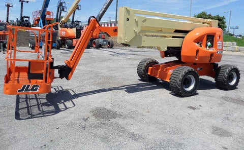 2008 JLG 450AJ ARTICULATING BOOM LIFT AERIAL LIFT WITH JIB ARM 45' REACH DIESEL 4WD 1945 HOURS STOCK # BF9278849-VAOH - United Lift Used & New Forklift Telehandler Scissor Lift Boomlift