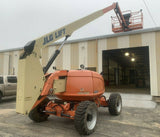 2013 JLG 600AJ ARTICULATING BOOM LIFT AERIAL LIFT WITH JIB ARM 60' REACH DUAL FUEL 4WD 230 HOURS STOCK # BF9599539-EBGA - United Lift Equipment LLC