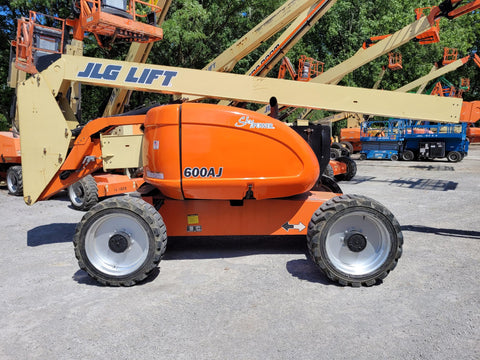 2013 JLG 600AJ ARTICULATING BOOM LIFT AERIAL LIFT WITH JIB ARM 60' REACH DIESEL 4WD 2009 HOURS STOCK # BF9516679-VAOH - United Lift Equipment LLC