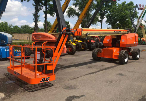 2014 JLG 660SJ TELESCOPIC BOOM LIFT AERIAL LIFT WITH JIB ARM 66' REACH DIESEL 4WD 3520 HOURS STOCK # BF9625148-NLEQ - United Lift Equipment LLC