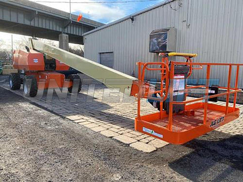 2013 JLG 800S TELESCOPIC STRAIGHT BOOM LIFT AERIAL LIFT 80' REACH DIESEL 4WD 1398 HOURS STOCK # BF9528759-NLE - United Lift Used & New Forklift Telehandler Scissor Lift Boomlift