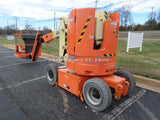 2012 JLG E300AJP ARTICULATING BOOM LIFT AERIAL LIFT WITH ROTATING JIB 30' REACH ELECTRIC 439 HOURS STOCK # BF9201179-PABNC - United Lift Used & New Forklift Telehandler Scissor Lift Boomlift