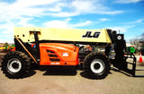 2015 JLG G10-55A 10000 LB DIESEL OPEN CAB TELESCOPIC FORKLIFT TELEHANDLER PNEUMATIC AUXILIARY HYDRAULICS 4WD 4761 HOURS STOCK # BF9751999-BUF - United Lift Equipment LLC