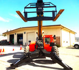 2015 JLG G10-55A 10000 LB DIESEL OPEN CAB TELESCOPIC FORKLIFT TELEHANDLER PNEUMATIC AUXILIARY HYDRAULICS 4WD 4761 HOURS STOCK # BF9751999-BUF - United Lift Equipment LLC