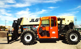 2015 JLG G10-55A 10000 LB DIESEL OPEN CAB TELESCOPIC FORKLIFT TELEHANDLER PNEUMATIC AUXILIARY HYDRAULICS 4WD 4761 HOURS STOCK # BF9751999-BUF - United Lift Equipment LLC