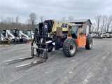 2012 JLG G10-55A 10000 LB DIESEL TELESCOPIC FORKLIFT TELEHANDLER PNEUMATIC 4WD OUTRIGGERS ENCLOSED CAB WITH HEAT & AC 2609 HOURS STOCK # BF9778499-BUF - United Lift Equipment LLC