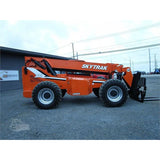 2012 SKYTRAK 10054 10000 LB DIESEL TELESCOPIC FORKLIFT TELEHANDLER PNEUMATIC 4WD ENCLOSED CAB STOCK # BF9648159-799-BNYS - United Lift Used & New Forklift Telehandler Scissor Lift Boomlift