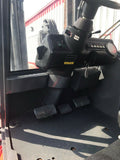 2006 LINDE H50D-03 12000 LB CAPACITY DIESEL FORKLIFT PNEUMATIC 152" 2 STAGE MAST SIDE SHIFTING FORK POSITIONER ENCLOSED CAB 18981 HOURS STOCK # BF9254159-MWWI - United Lift Equipment LLC