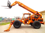 2001 LULL 1044C-54 10000 LB DIESEL TELESCOPIC FORKLIFT TELEHANDLER PNEUMATIC AUXILIARY HYDRAULICS 4WD 7648 HOURS STOCK # BF9467179-BUF - United Lift Equipment LLC