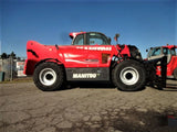 2017 MANITOU MHT10130 26000 LB DIESEL PNEUMATIC TELEHANDLER CAB WITH HEAT AND AC 33' REACH OUTRIGGERS 3130 HOURS STOCK # BF91851179-JBVA - United Lift Equipment LLC