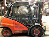 2010 LINDE H45D 9000 LB DIESEL FORKLIFT PNEUMATIC 96/185" 3 STAGE MAST CASCADE ROTATOR ENCLOSED CAB 2595 HOURS STOCK # BF9391419-CONB - United Lift Used & New Forklift Telehandler Scissor Lift Boomlift