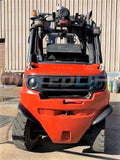 2012 LINDE H45 10000 LB DIESEL FORKLIFT PNEUMATIC 96/184" 3 STAGE MAST SIDE SHIFTING FORK POSITIONER ENCLOSED CAB 3622 HOURS STOCK # BF9351409-CONB - United Lift Used & New Forklift Telehandler Scissor Lift Boomlift