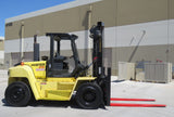 2007 HYSTER H210HD 21000 LB DIESEL FORKLIFT PNEUMATIC 135/147" 2 STAGE MAST SIDE SHIFTING FORK POSITIONER DUAL DRIVE TIRES 2500 HOURS STOCK # BF9852879-EBAZ - United Lift Equipment LLC