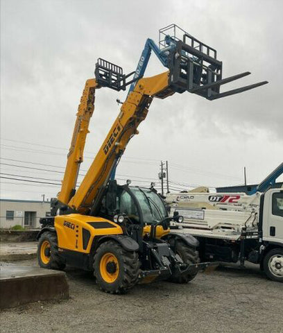 2018 DIECI ZEUS 33-11 7275 LB DIESEL TELESCOPIC FORKLIFT TELEHANDLER PNEUMATIC ENCLOSED CAB WITH HEAT AND AC 3317 HOURS 4WD STOCK # BF91099469-EBGA - United Lift Equipment LLC
