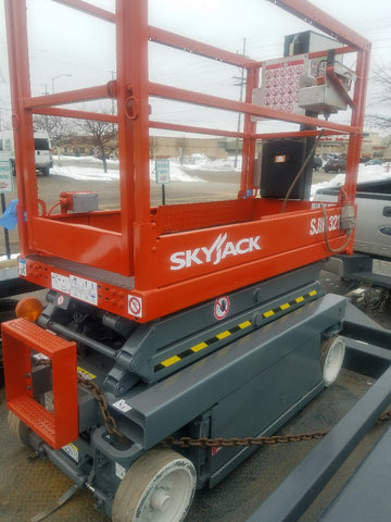 2012 SKYJACK SJIII3215 SCISSOR LIFT 15' REACH ELECTRIC CUSHION TIRES 159 HOURS STOCK # BF942519-WIBIL - United Lift Used & New Forklift Telehandler Scissor Lift Boomlift