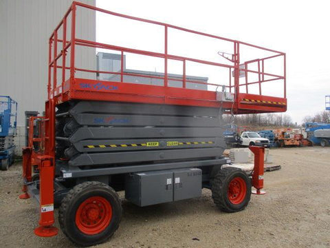 2008 SKYJACK SJ8243 SCISSOR LIFT 43' REACH DIESEL OUTRIGGERS 2388 HOURS STOCK # BF9138589-WIB - United Lift Used & New Forklift Telehandler Scissor Lift Boomlift