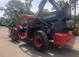 2018 SKYJACK SJ1056-THS 10000 LB DIESEL TELESCOPIC FORKLIFT TELEHANDLER OPEN CAB PNEUMATIC 4WD OUTRIGGERS 2115 HOURS STOCK # BF91149729-NLEQ - United Lift Equipment LLC