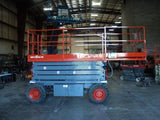 2007 SKYJACK SJ7135RT SCISSOR LIFT 35' REACH DUAL FUEL PNEUMATIC TIRES 2421 HOURS STOCK # BF9104549-WIB - United Lift Used & New Forklift Telehandler Scissor Lift Boomlift