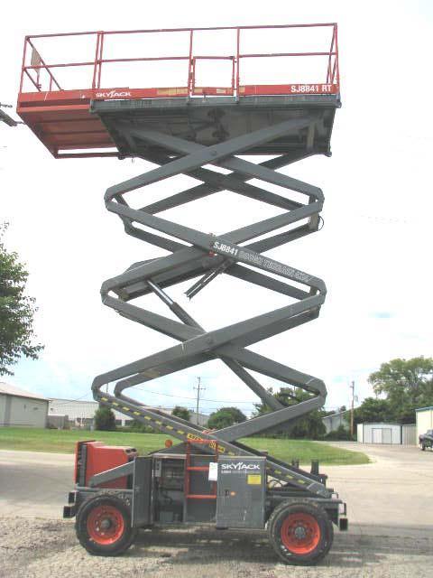 2007 SKYJACK SJ8841RT SCISSOR LIFT 41' REACH DUAL FUEL ROUGH